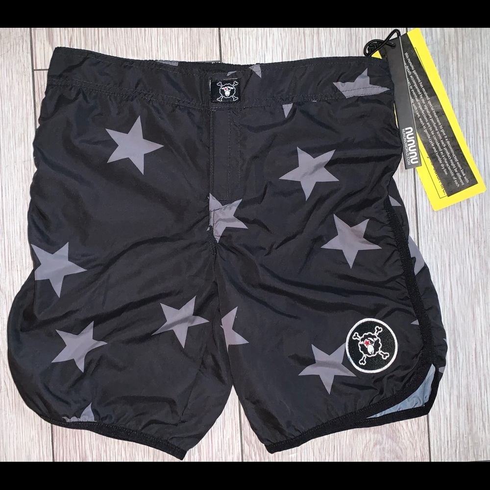 Nununu Star Surf Shorts - Black